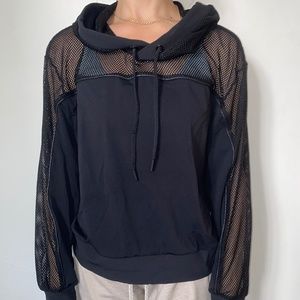 ZYIA BLACK MESH Winner Hoodie - SIZE SMALL